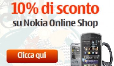 10% di sconto su Nokia Online Shop