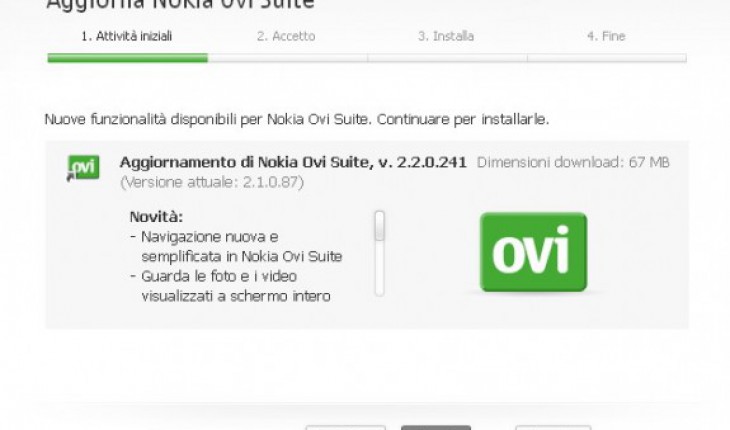 Nokia Ovi Suite si aggiorna alla versione 2.2