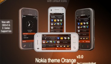 Nokia theme Orange v3 by LogonAniket