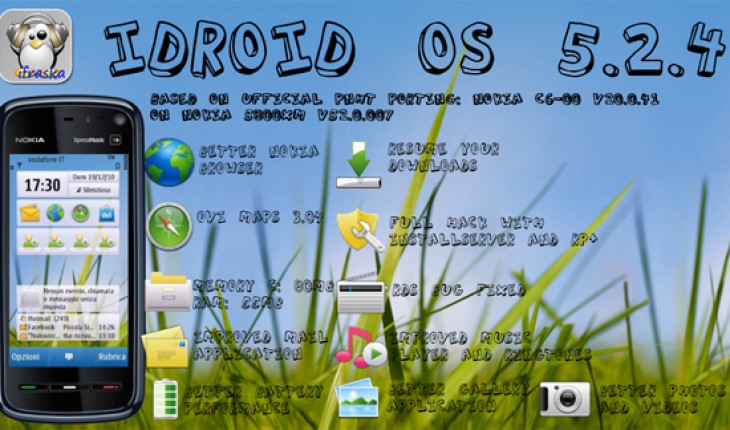 iDROID OS 5.2.4 by iFraska (custom firmware per 5800)