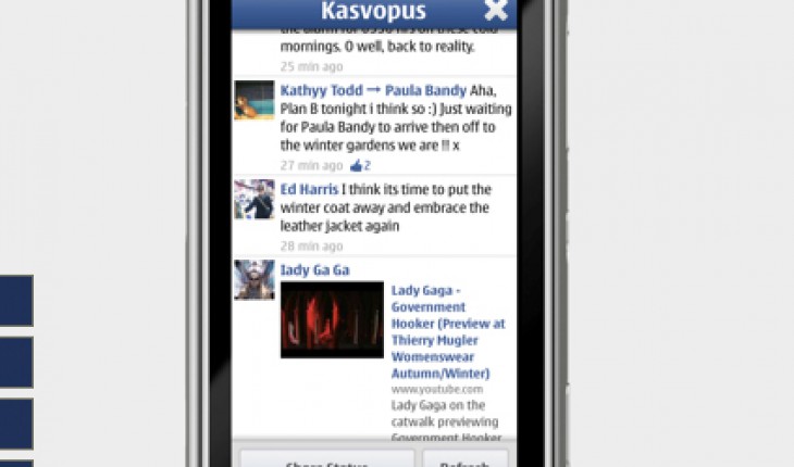 Kasvopus, un client Facebook per Symbian^3 e N900