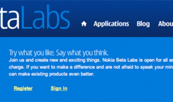 Il sito dei Beta Labs di Nokia cambia veste