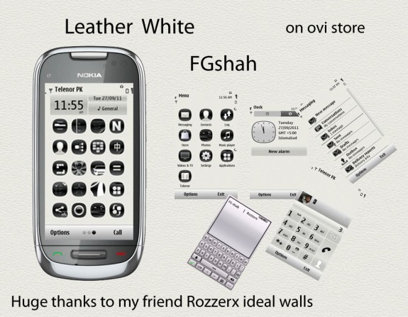 Leather white by FG Shah