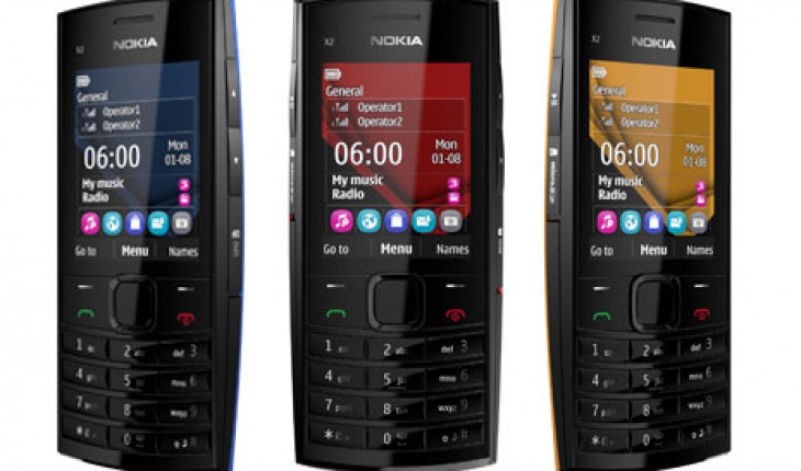 Nokia X2-02, un nuovo Dual-SIM della Serie 40