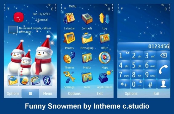 Funny snowmen by intheme c.studio