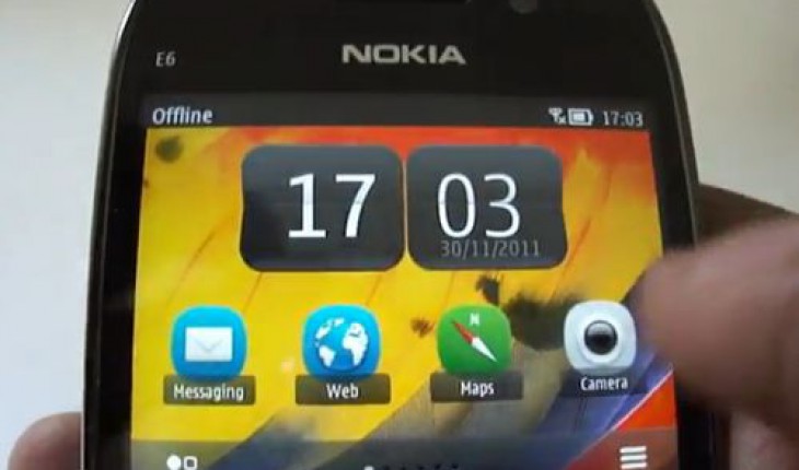 Symbian Belle sul Nokia E6 (video)