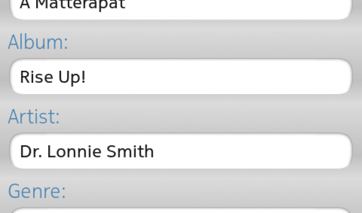 N9TagEdit, l’app per Nokia N9 che consente la modifica dei tag degli MP3