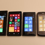 Nokia Lumia 900, Nokia Lumia 820, Nokia Lumia 800 e Nokia Lumia 610