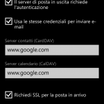 Impostazioni account Google