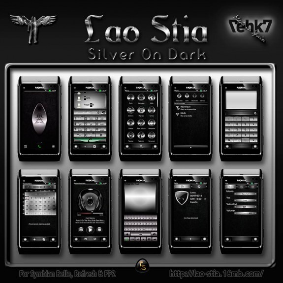 Silver On Dark by Lao Stia