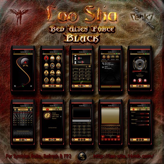 Red Alien Force Black By Lao Stia