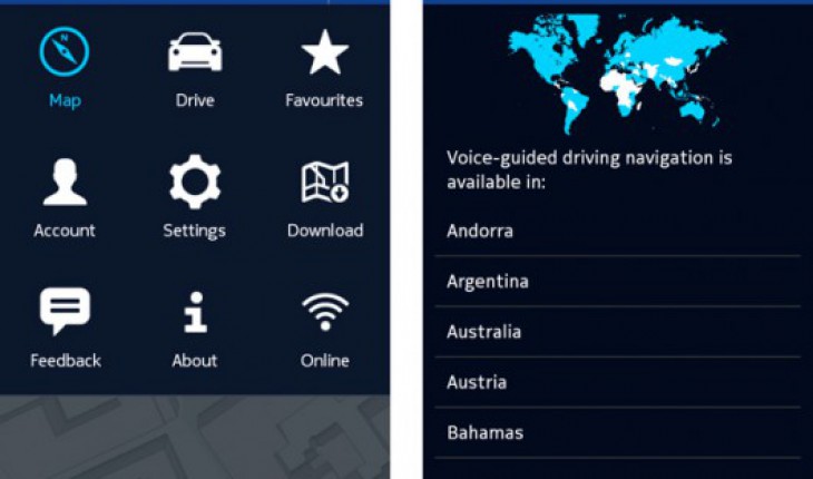 Here Maps per i device Nokia X si aggiorna per offrire la navigazione in 96 Paesi del mondo