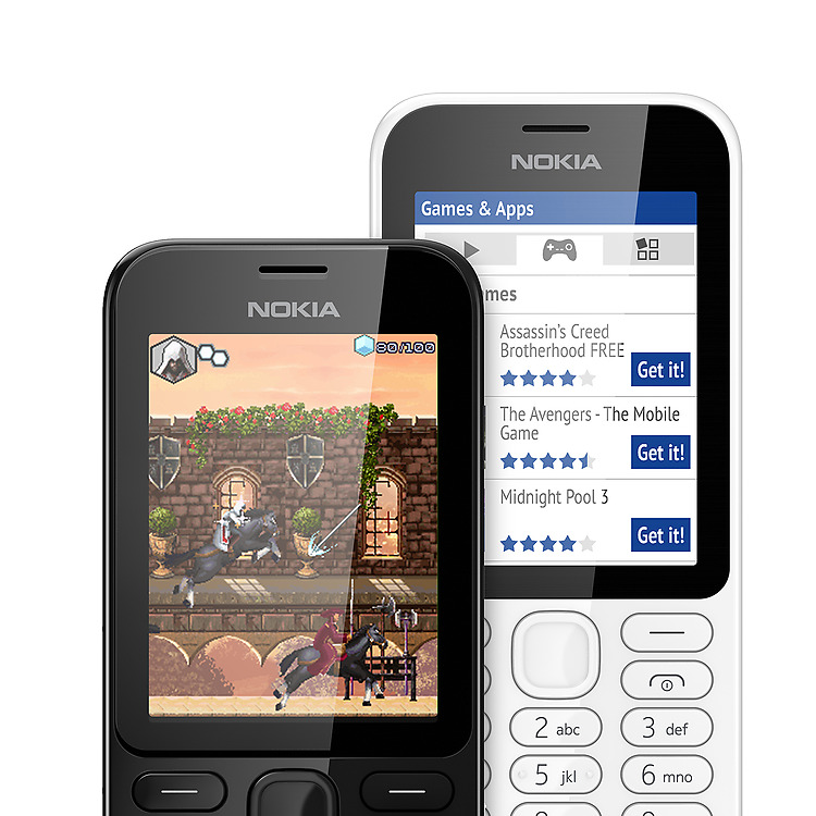 microsoft 2.4 inch nokia 222 sim free smartphone