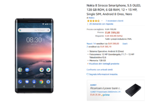 Nokia 8 Sirocco - Offerta Amazon