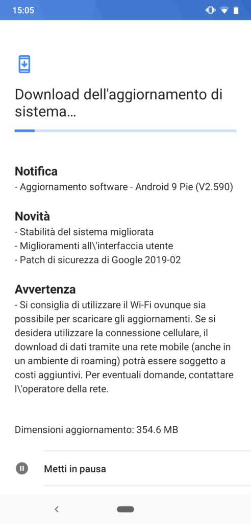 Android 9 Pie v2.590 - Nokia 8.1