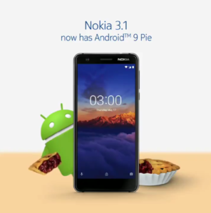 Android 9 Pie - Nokia 3.1