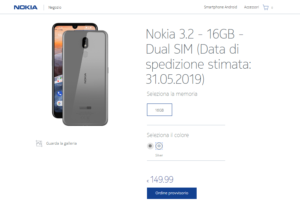 Nokia 3.2 su Nokia Mobila Shop