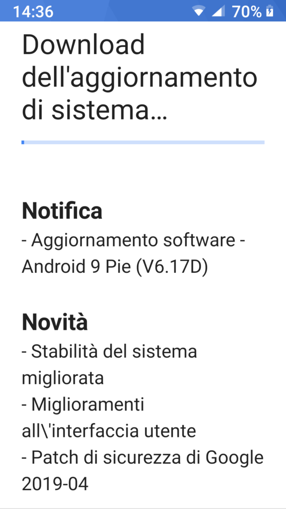 Update v6.17D - Nokia 6 
